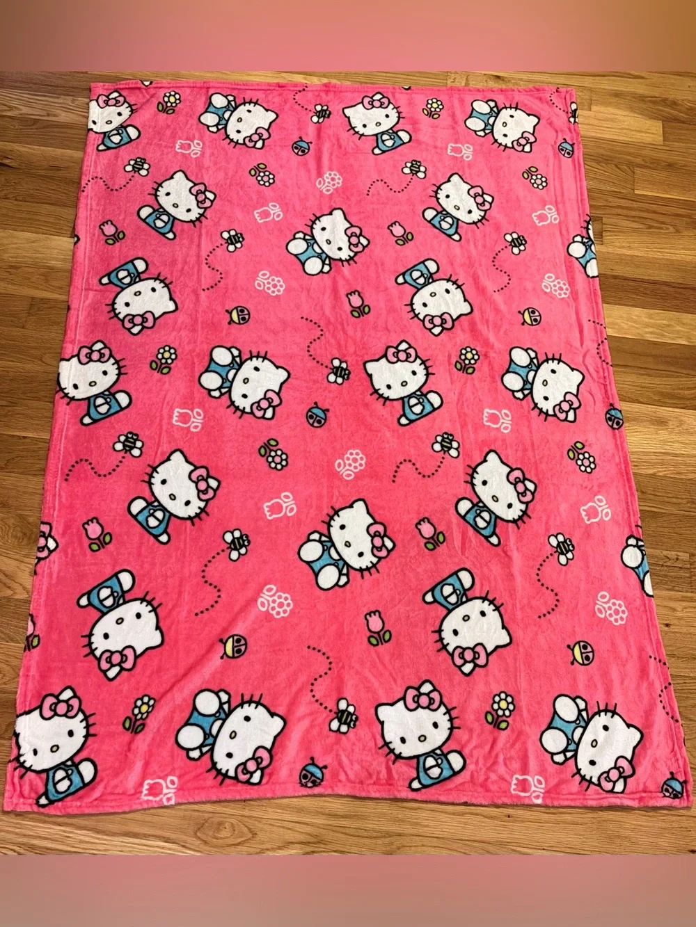 Hello Kitty Soft Throw 46”x60” New